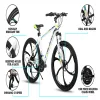 Hiland 26-Inch Mountain Bike – Shimano 21-Speed Drivetrain & Disc Brakes