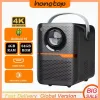 HONGTOP Android Smart Mini Projector - Portable cinema projector with Android OS and 4K decoding support.