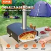 VEVOR Outdoor Oven - 12-inch Pellet and Charcoal Fired Pizza Maker Grill with Cordierite Pizza Stone