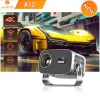 VEVSHAO A12 Projector - Portable cinema projector with Android 11.0 OS and 4K decoding support.