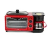 3-in-1 Electric Breakfast Maker - Coffee, Frying Pan, and Toaster Oven in One