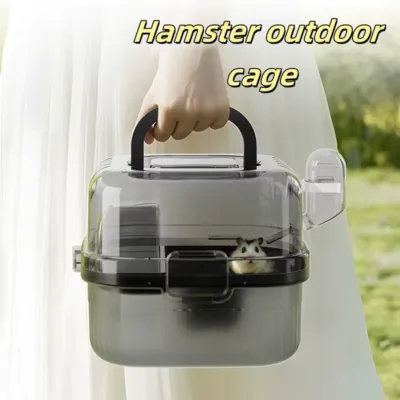 Hamsters Travel Carry Case – Large Translucent Habitat