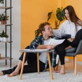 couple are changing the home decoration