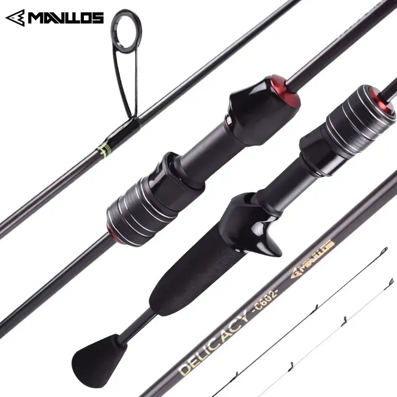 Mavllos ultralight carbon casting rod with solid and hollow tips