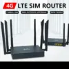 OPTFOCUS 4G LTE Router Modem with 6 antennas for high-speed outdoor internet
