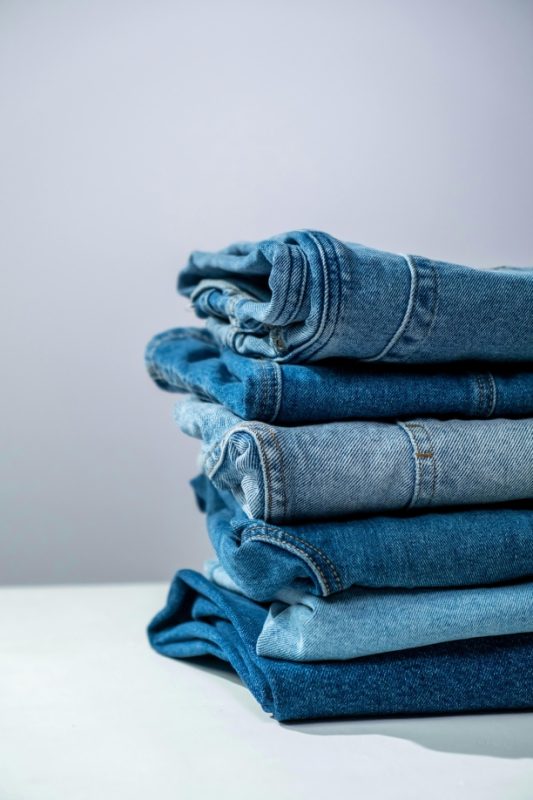 blue jeans in the closet 