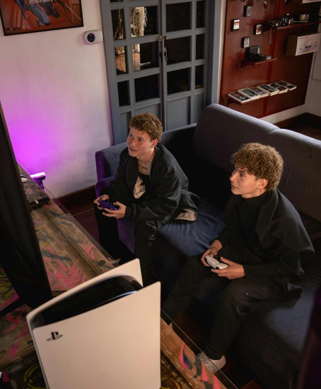 Two boys Gaming