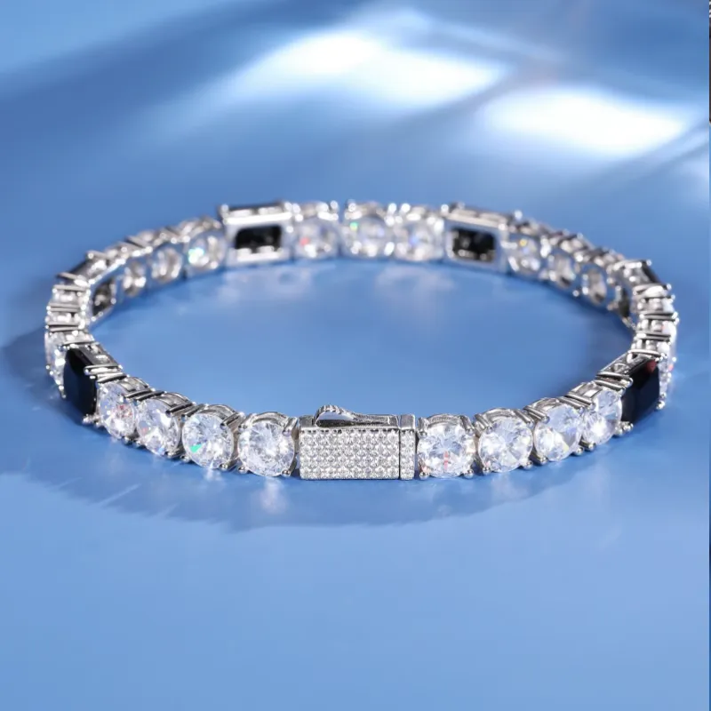 shiny bracelet with diamonds
