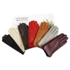 Women’s Summer Driving Leather Gloves with touch screen compatibility for style and comfort.