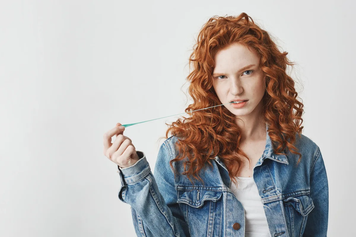 red haired ginger beautiful woman