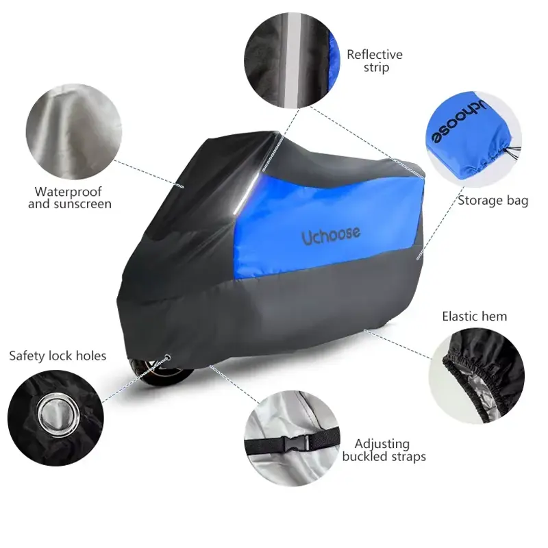 foldable compact motorcycle cover waterproof