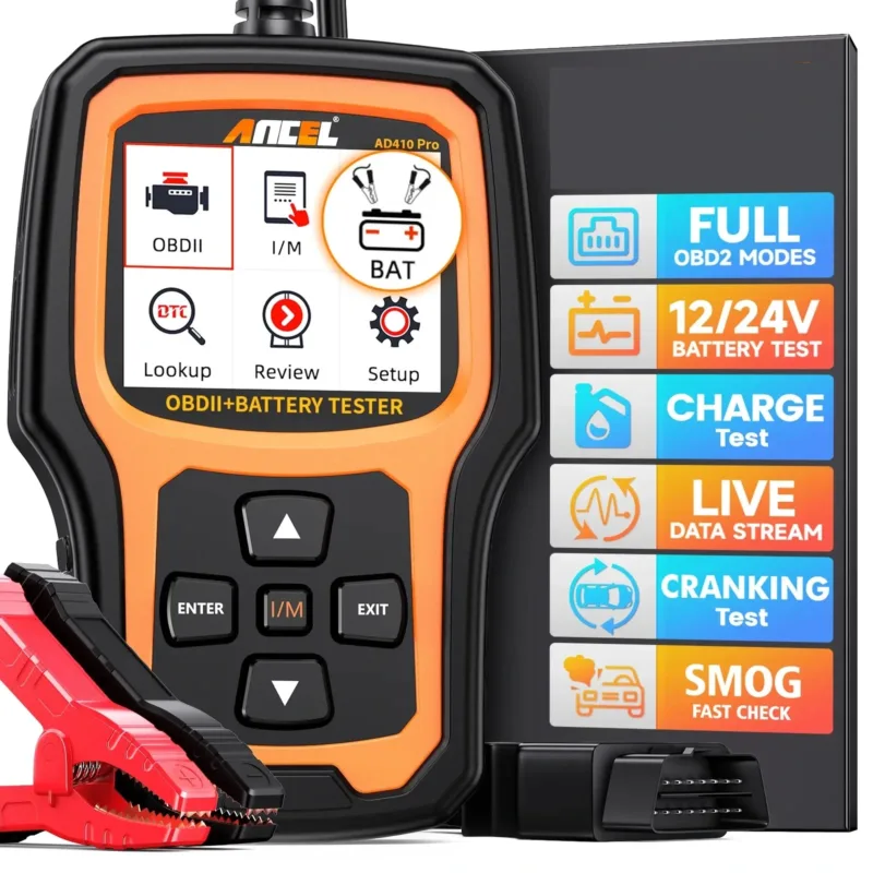 Compact Design of ANCEL AD410 PRO
