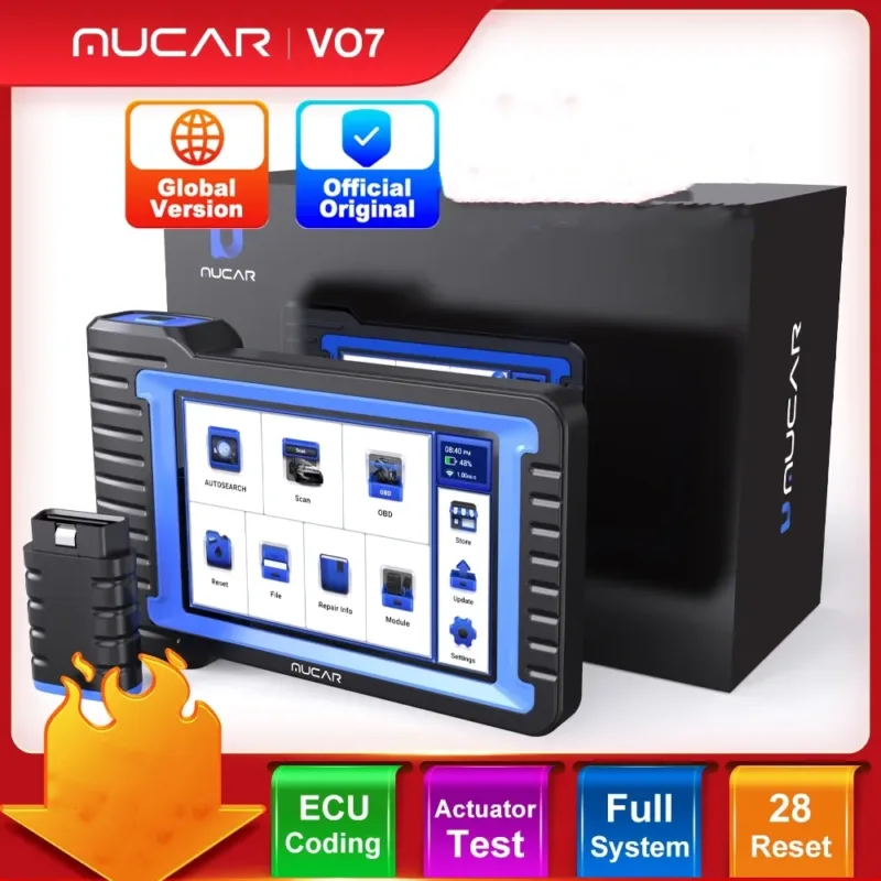 Packing for MUCAR VO7 OBD2 Scanner