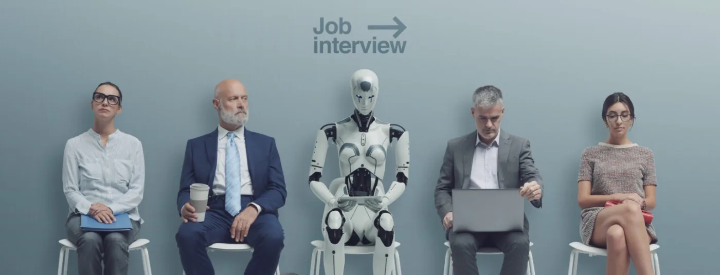 people are waiting in a room for job interview