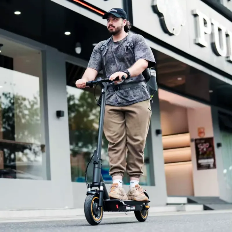 HEZZO G30 Electric Scooter – a man ridding