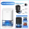 Portable Quiet Dehumidifier with auto shut-off and detachable water tank