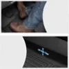 Kia Sorento Hybrid cargo liner with backrest pad, PHEV HEV trunk mat.