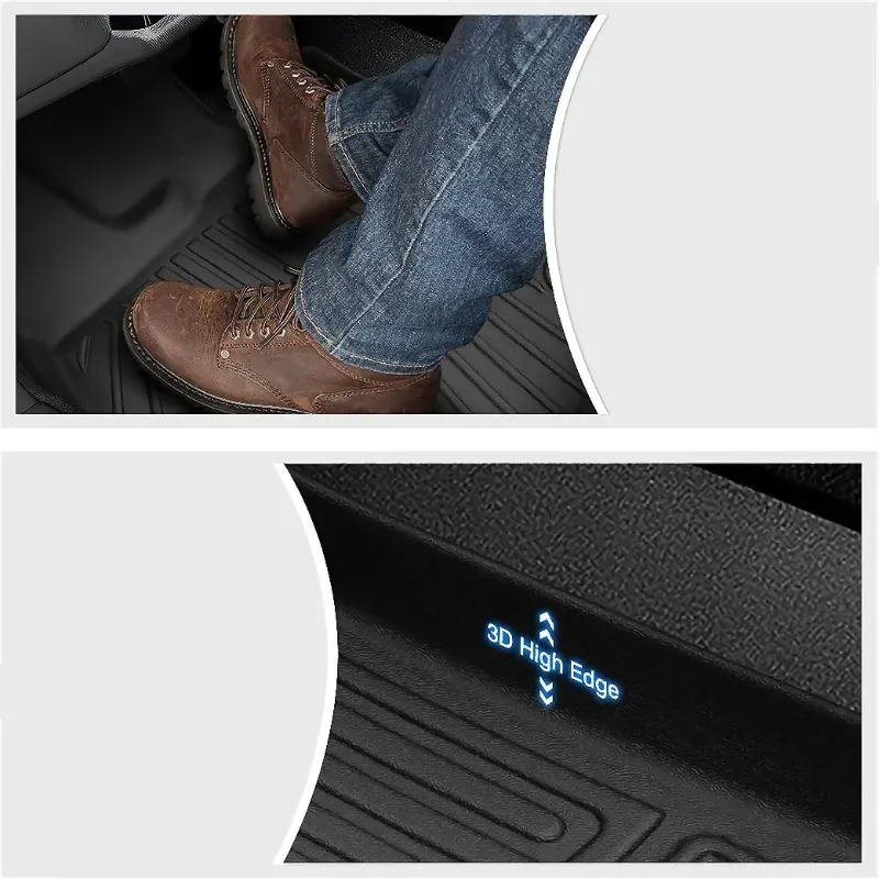 Kia Sorento Hybrid cargo liner with backrest pad, PHEV HEV trunk mat