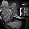 Stylish suede seat cover for driver’s seat
