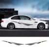 Vehicle side decals for car door