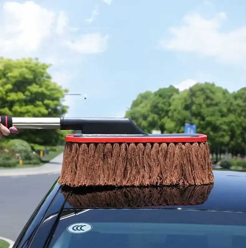 Reusable microfiber car dusting brushes for environmentally conscious cleaning