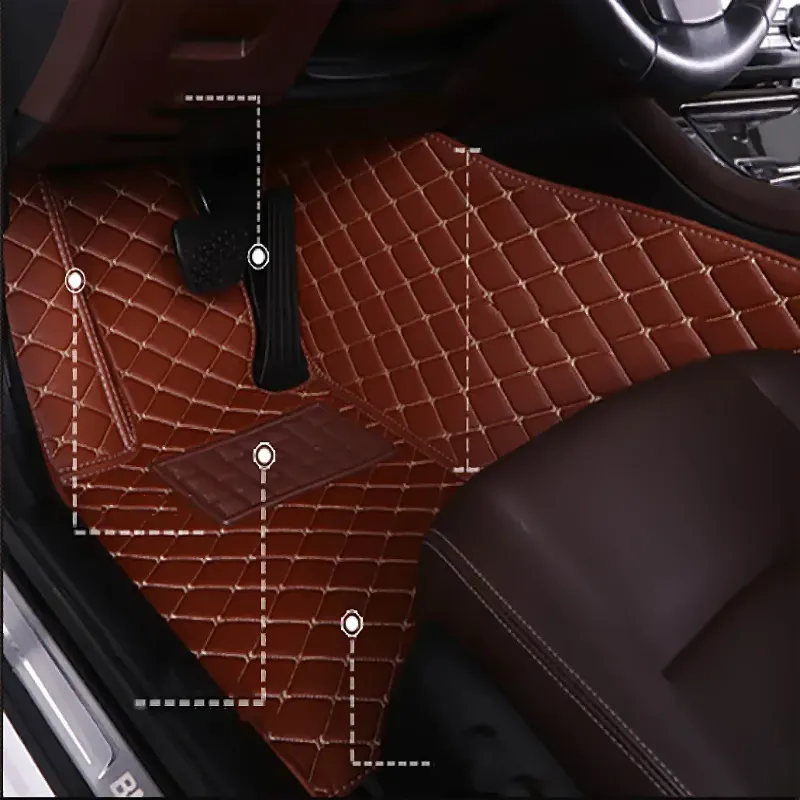 Good quality car mats material close-up, durable texture.