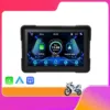 motorcycle display connected to music and audio via Bluetooth