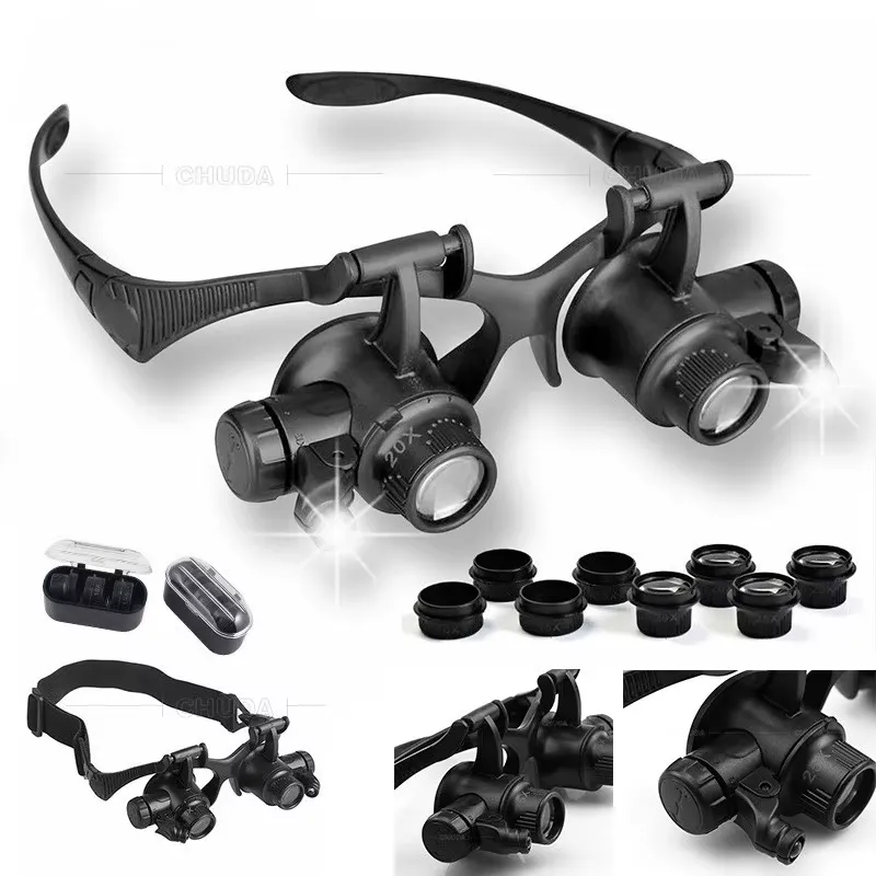 Magnifier High Zoom Headband and Its Items
