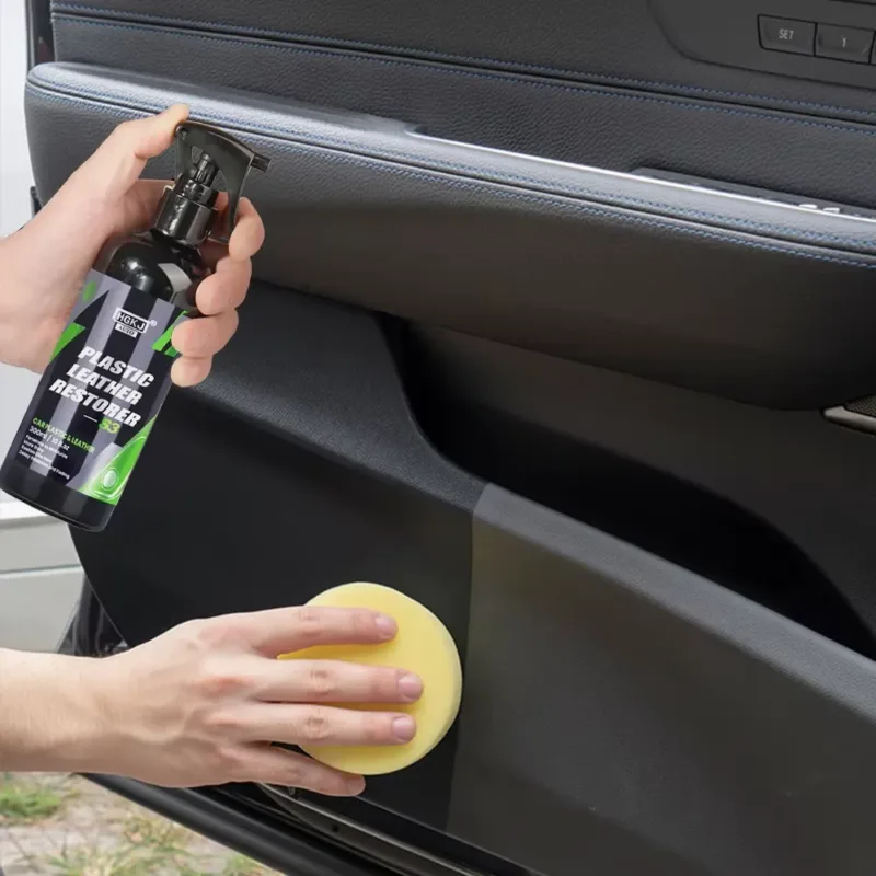 car plastic restorer with UV shield