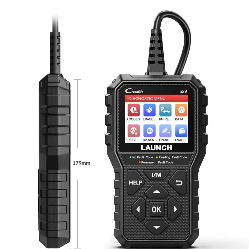 LAUNCH CR529 OBD2 Scanner display screen