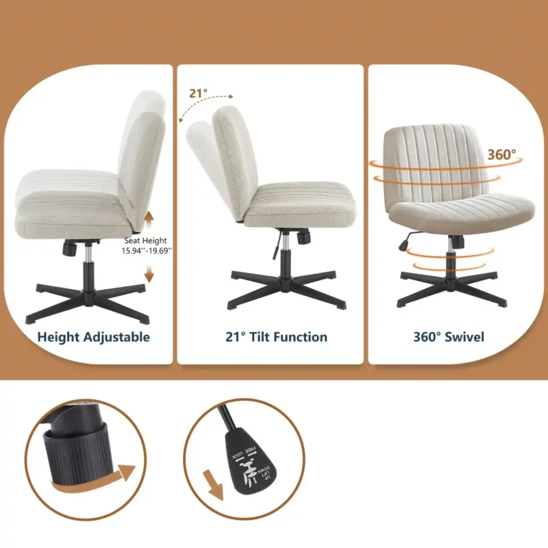 JHK Rocking Gaming Chair – Modern ergonomic rocker for gamers and home offices-alt-6