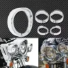 "Installing headlight ring on Harley Touring model"