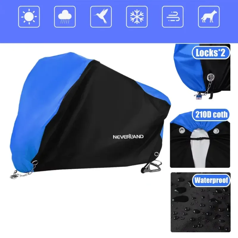 windproof motorcycle cover UVP 210D