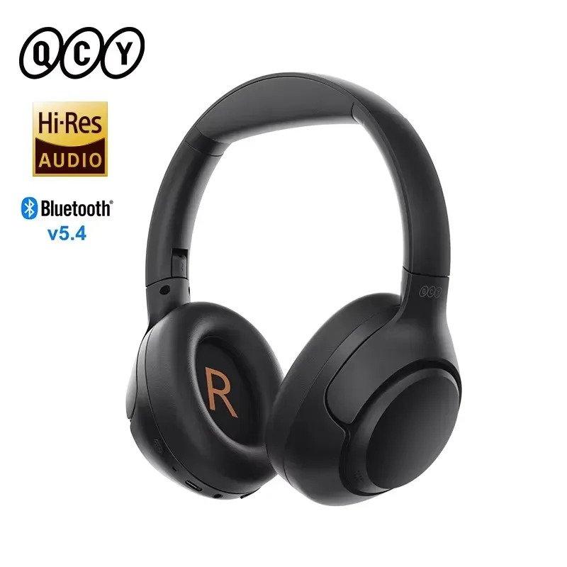 QCY H3 ANC Wireless Headphones with Hi-Res Audio and Bluetooth 5.4 Technology