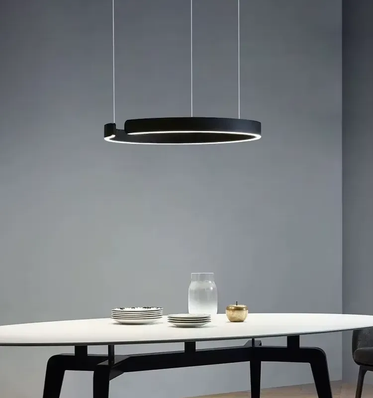 Ceiling Chandelier Pendant Light Installed in Dining Room