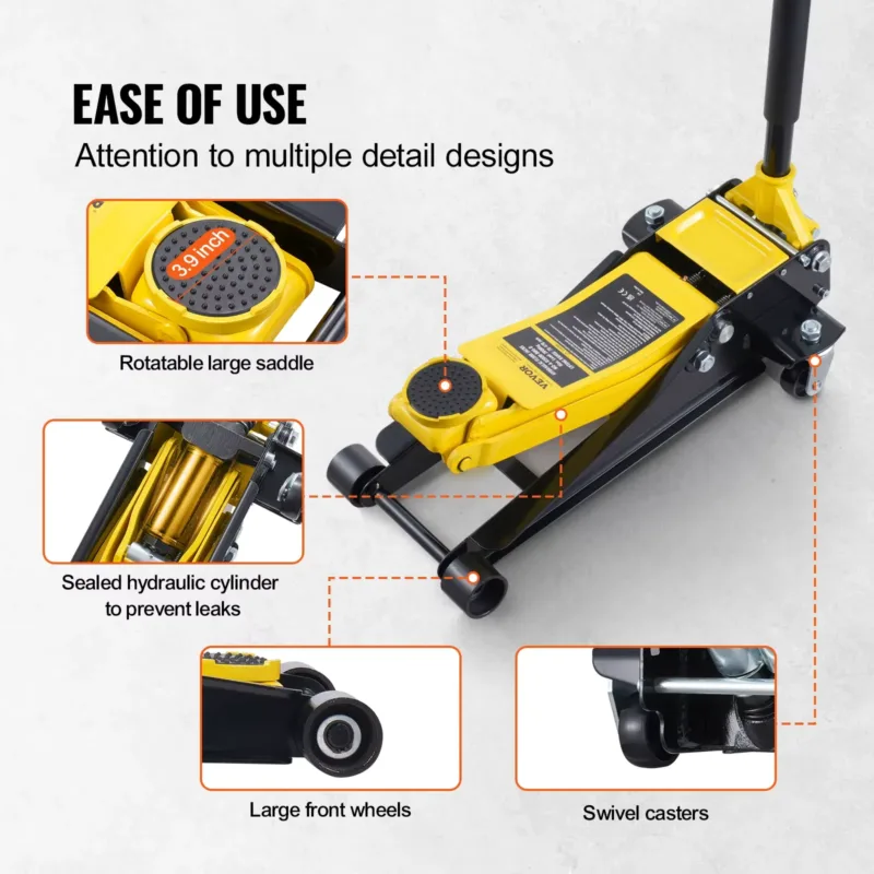 Rotating Saddle on VEVOR Floor Jack