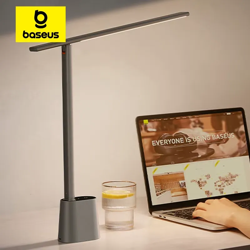 Baseus LED Desk Lamp – Adjustable brightness eye-care lighting