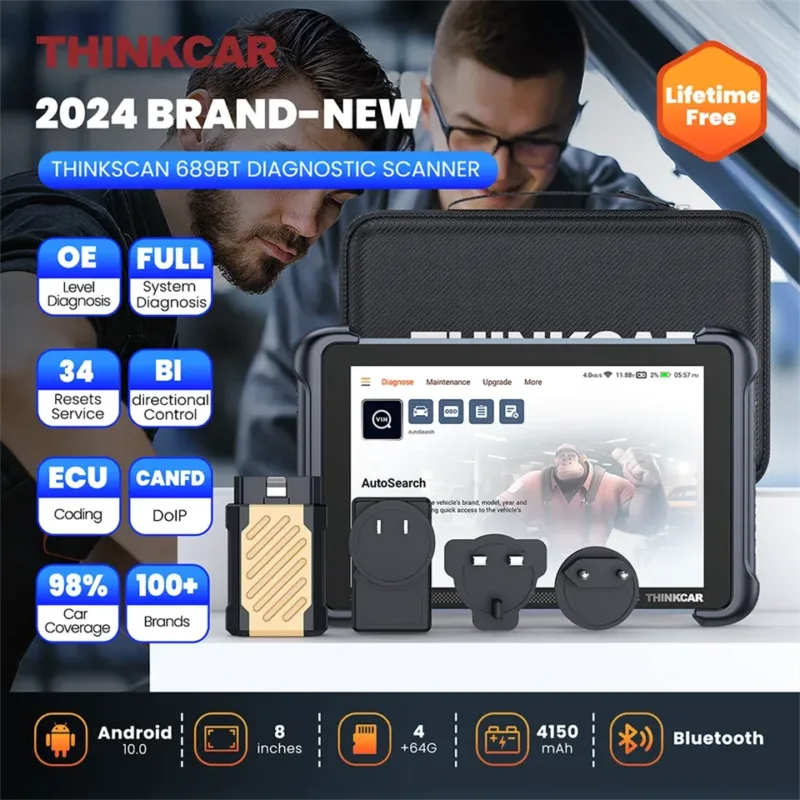 THINKCAR 689BT Connected via Bluetooth