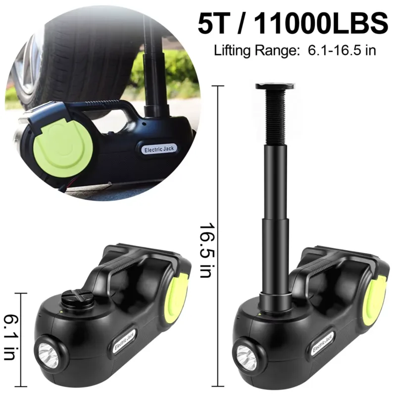 VEVOR 5 Ton Electric Jack – tire lifting at 36cm