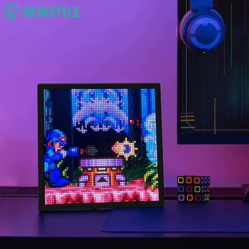 High-Resolution Pixel Array Close-Up