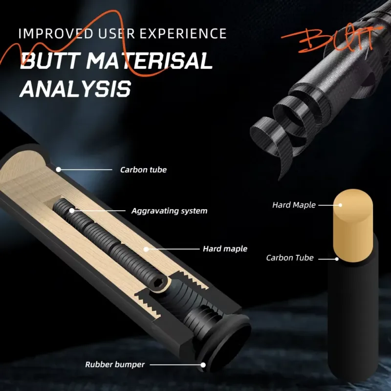 CRICAL CL-PRO Pool Cue – Materials and Design