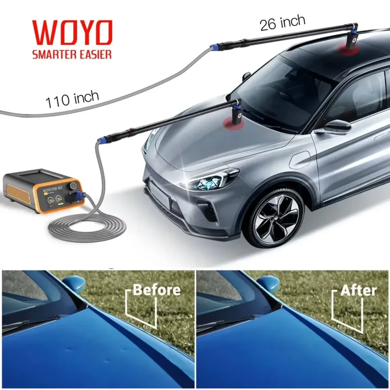 WOYO Auto Body Repair – applying rod on car panel