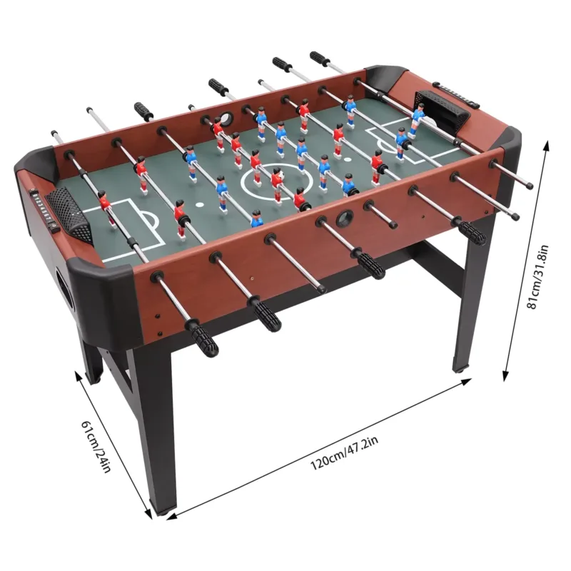 Standard Foosball Table – Dimension