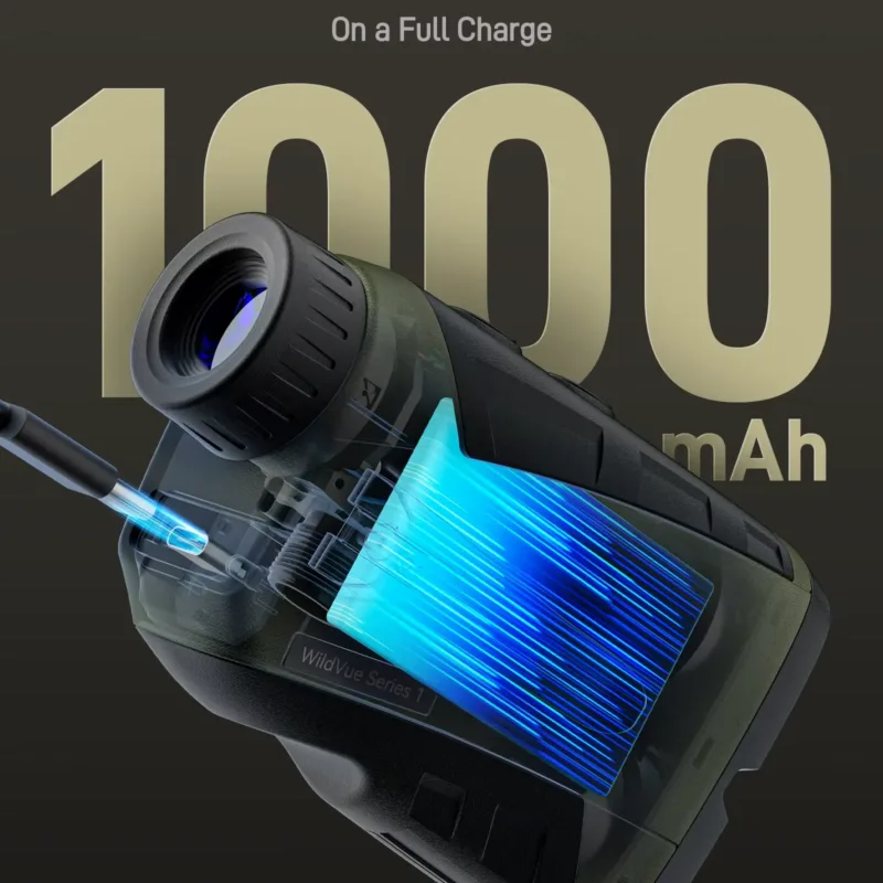 REDTIGER Laser Rangefinder with 1000 mAh capacity
