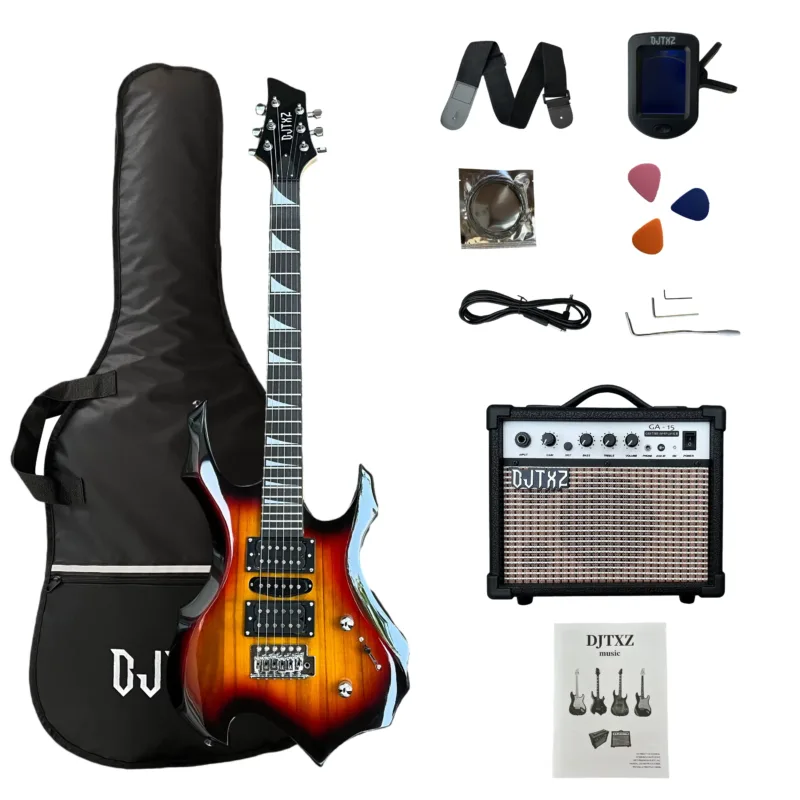 Electric Speaker Amplifier Guitar – Sunset color