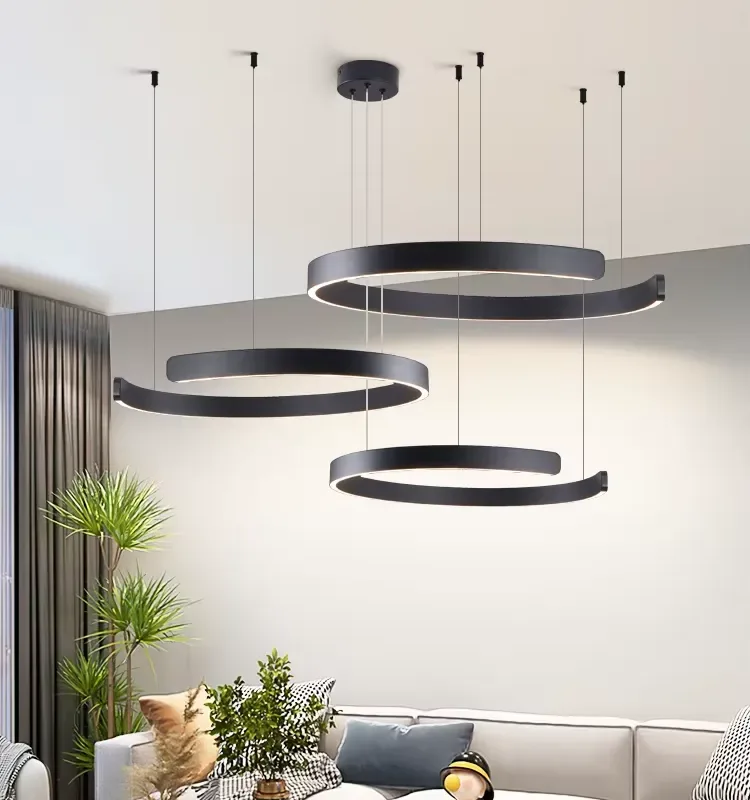 Warm White Glow of Ceiling Chandelier Pendant Light