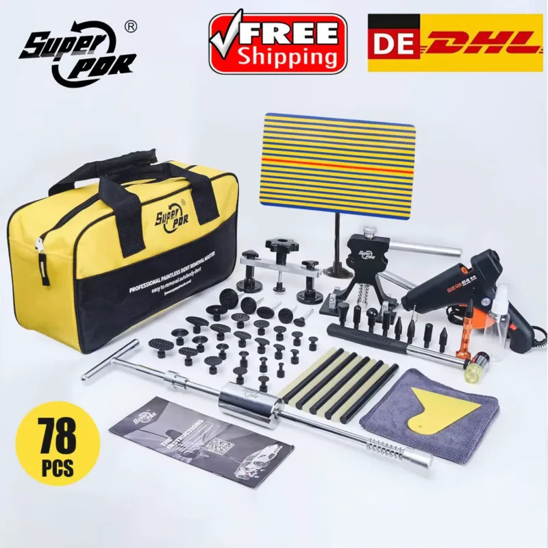 PDR Dent Repair Kit with All Tools Displayed