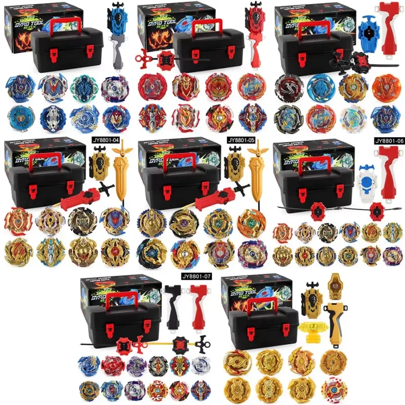 Beyblade Burst battle - Takara Tomy tops colliding in stadium