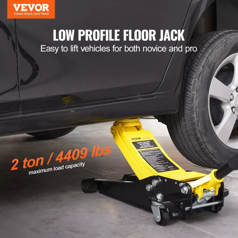 Large Swivel Casters on VEVOR Floor Jack
