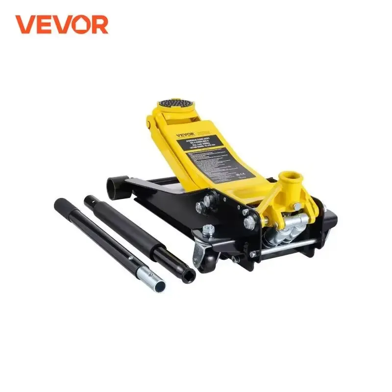 VEVOR 2Ton Floor Jack Lifting a Car